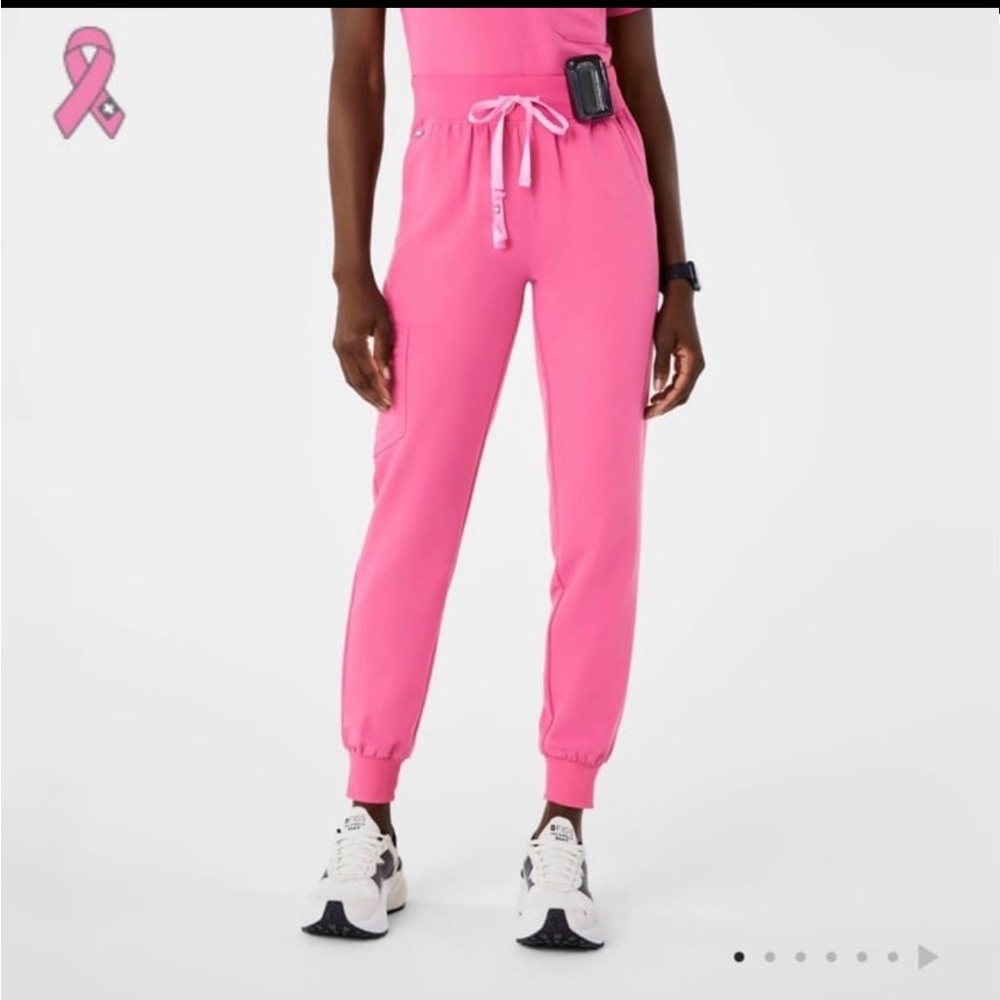 Figs F’ing pink Zamora joggers